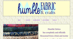 Desktop Screenshot of humblefabrics.com