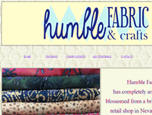 Tablet Screenshot of humblefabrics.com